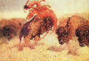 The Buffalo Runner Frederick Remington